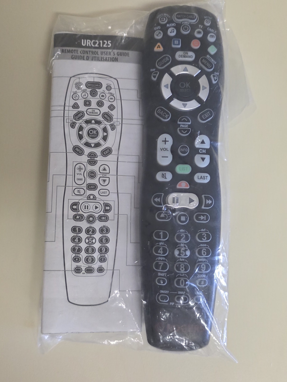 Universal Replacement Black TV Remote Control ROGERS